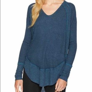 Free People blue long sleeve